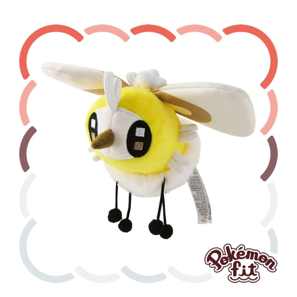 Officiële Pokemon center Pokemon fit knuffel Cutiefly 17cm (breedt) Collectors item